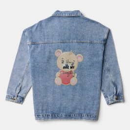 Leuke meisjes jassen ,lover meisjes denim jacket