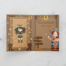 Leuke Meisjes Je bent een-doolhof-ing Cowgirl Verj