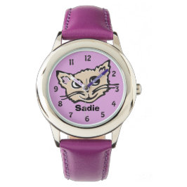 Leuke meisjes kat / kitten graphic genaamd polshor horloge