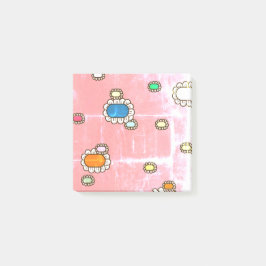 leuke meisjes mooie bloemen  post-it® notes