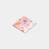 leuke meisjes mooie bloemen post-it® notes (Schuin)