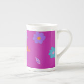 Leuke meisjes retro bloem porselein kop (Rechts)