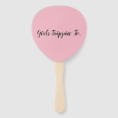 Leuke Meisjes Trippin 'to... Uw bestemming Handwaaier (Voorkant)