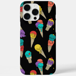 Leuke Melty Summer Gothic Skull Ice Cream juweel z iPhone 16 Pro Max Hoesje