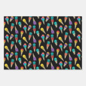 Leuke Melty Summer Gothic Skull Ice Cream juweel z Inpakpapier Vel (Voorkant)