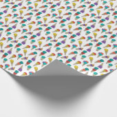 Leuke Melty Zomer Gothic Schedel IJs Juweel wit Cadeaupapier (Hoek)