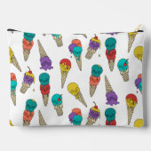 Leuke Melty Zomer Gothic Schedel IJs Juweel wit Etui (Achterkant)