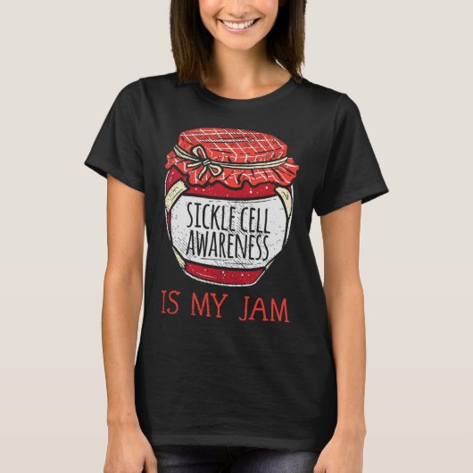 Leuke meme sikkelcel ondersteuning bewustzijn t-shirt (Voorkant)