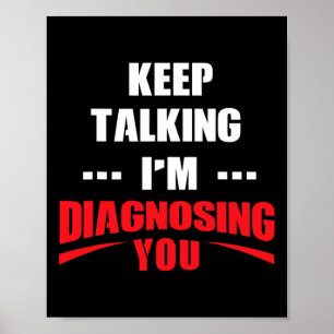 Leuke mentale gezondheid bewustwording Counselor G Poster