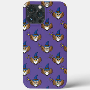 Leuke Merlin de Wizard Uil Cartoon Case-Mate iPhone Case