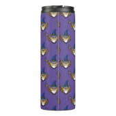 Leuke Merlin de Wizard Uil Cartoon Thermosbeker (Achterkant)