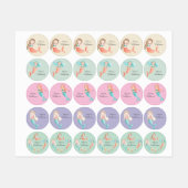 Leuke Mermaids Day Care School Naam Kleding Labels (Vel)