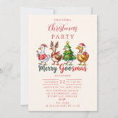 Leuke Merry Goosmas Kerstmis Kaart (Voorkant)