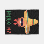 Leuke Mexicaanse Amigo #2 Groep Matching DIY Hallo Fleece Deken (Voorkant (Horizontaal))