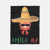 Leuke Mexicaanse Amigo #2 Groep Matching DIY Hallo Fleece Deken (Voorkant)