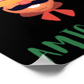 Leuke Mexicaanse Amigo #2 Groep Matching DIY Hallo Poster (Hoek)