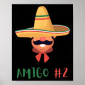 Leuke Mexicaanse Amigo #2 Groep Matching DIY Hallo Poster (Voorkant)