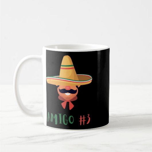 Leuke Mexicaanse Amigo #3 Groep Matching DIY Hallo Koffiemok (Links)