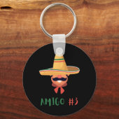 Leuke Mexicaanse Amigo #3 Groep Matching DIY Hallo Sleutelhanger (Voorkant)