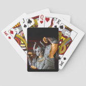 Leuke middeleeuwse Barbarian Speelgoed fotografie Pokerkaarten (Achterkant)