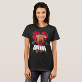 Leuke Mimi Beer hart oma happy Moederdag T-shirt (Voorkant volledig)