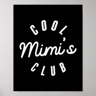 Leuke mimi's club oma grappige moederdag poster