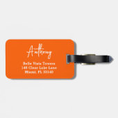 Leuke MINE Gepersonaliseerde Bagage Tag Bagagelabel (Achterkant horizontaal)