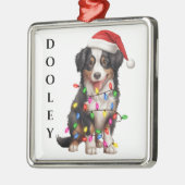 LEUKE MINI AUSTRALISCHE HERDER HOND METALEN ORNAMENT (Links)