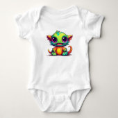 Leuke Mini Monster Animo Gaga Romper (Voorkant)