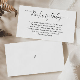 Leuke Minimal Books voor Baby shower Behuizing Kaa Visitekaartje