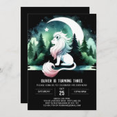 Leuke minimalistische leeuwenverjaardag kaart (Voorkant / Achterkant)