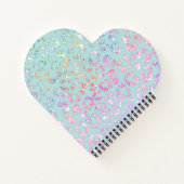 Leuke Mint Dierenprint glitter Notitieboek (Achterkant)