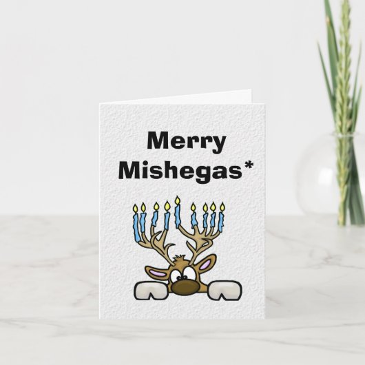 Leuke Mishegas Chrismukkah kaart (Voorkant)