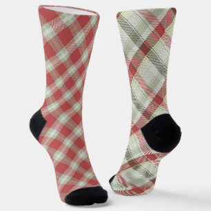 Leuke Mismatch Vreemde Kerstmis Plaid Sokken