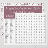 Leuke Miss You Activiteit Aankondiging (Voorkant / Achterkant)