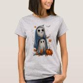 Leuke mix van schattig, spookachtig en modieus t-shirt (Voorkant)