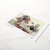 Leuke Mod Instant Foto Save the Date Folie Uitnodiging (Gedraaid)