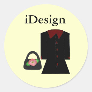 Leuke Mode - iDesign Ronde Sticker