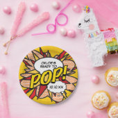 Leuke moderne baby shower die er klaar voor is om  papieren bordje (Feest)