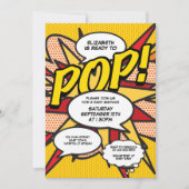 Leuke moderne babyshower klaar om te knallen foto kaart (Voorkant)