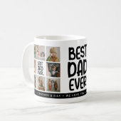Leuke moderne 'BESTE PAPA Ooit' 8 foto Koffiemok (Voorkant links)