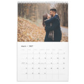 Leuke moderne fotocollage kalender (Mar 2027)