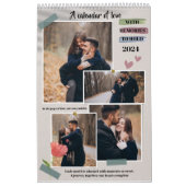 Leuke moderne fotocollage kalender (Hoes)