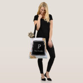 Leuke moderne gepersonaliseerde leraar waardering tote bag (Op model)