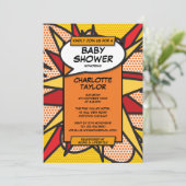 Leuke moderne geslacht neutrale baby shower kaart (Staand voorkant)