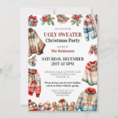 Leuke moderne lelijke trui Kantoor kerstfeest Kaart (Voorkant)