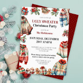 Leuke moderne lelijke trui Kantoor kerstfeest Kaart