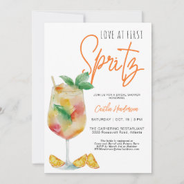 Leuke moderne liefde bij eerste Spritz Vrijgezelle Kaart