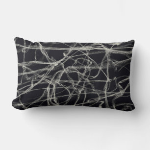 leuke , moderne lijnen zwart - wit kussen