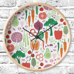Leuke moderne moestuin keuken<br><div class="desc">Met een leuk modern patroon dat bestaat uit veel heerlijke groenten. Originele versie door Nic Squirrell.</div>